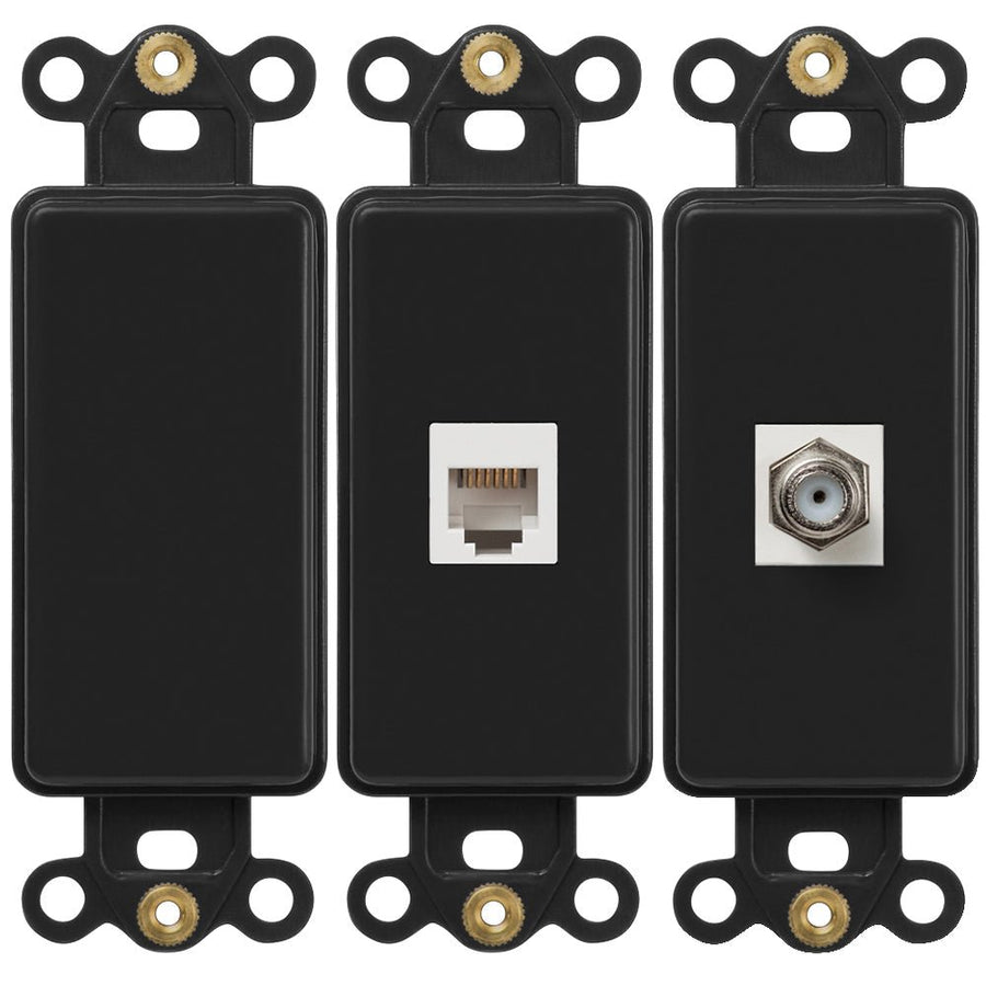 Black Connection Devices - Wallplate Warehouse