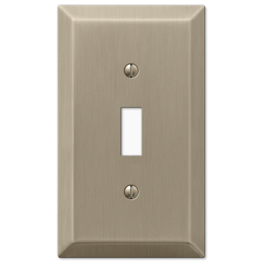 Century Brushed Bronze Steel - Wallplate Warehouse