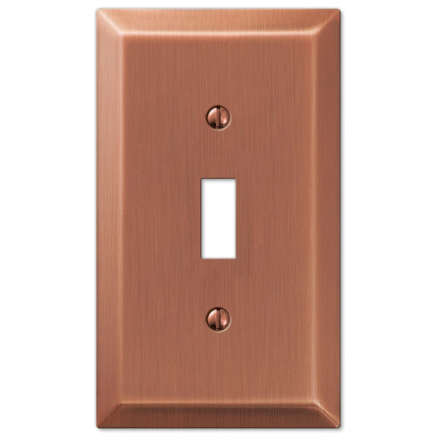 Century Brushed Copper Steel - Wallplate Warehouse