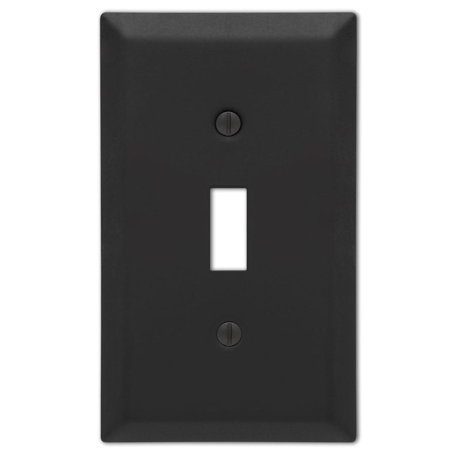 Century Matte Black Steel - Wallplate Warehouse