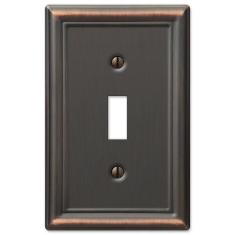 Chelsea Aged Bronze Steel - Wallplate Warehouse