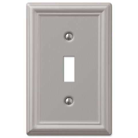 Chelsea Brushed Nickel Steel - Wallplate Warehouse