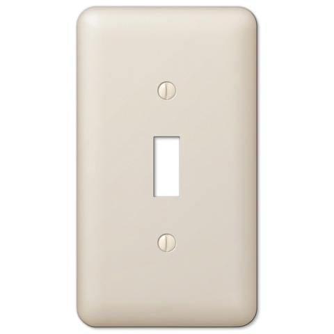 Devon Light Almond Steel - Wallplate Warehouse