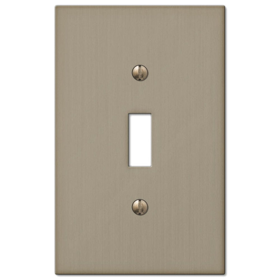 Elan Brushed Bronze Cast - Wallplate Warehouse