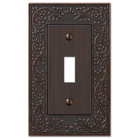 English Garden Aged Bronze Cast - Wallplate Warehouse