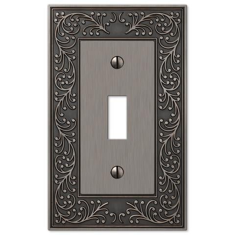 English Garden Ant. Nickel Cast - Wallplate Warehouse