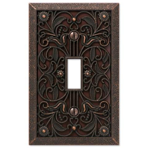 Filigree Aged Bronze Cast - Wallplate Warehouse