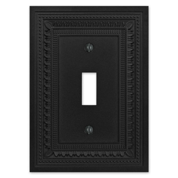 Filigree Border Matte Black Cast
