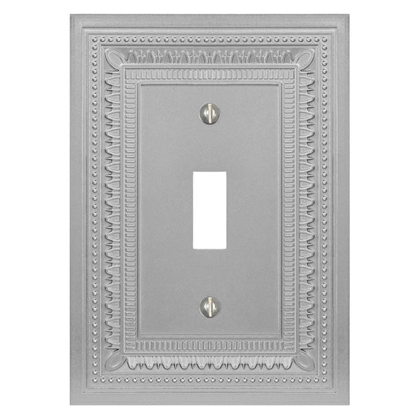 Filigree Border Satin Nickel Cast