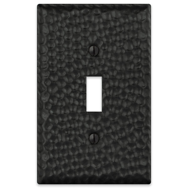 Hammered Matte Black Steel