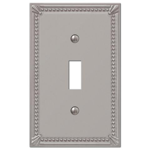 Imperial Bead Brushed Nickel Cast - Wallplate Warehouse