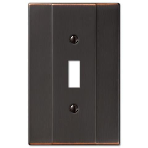 Italia Aged Bronze Steel - Wallplate Warehouse