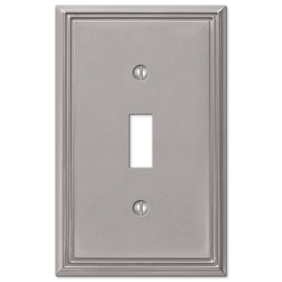 Metro Line Brushed Nickel Cast - Wallplate Warehouse