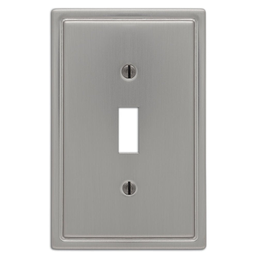Moderne Brushed Nickel Steel - Wallplate Warehouse