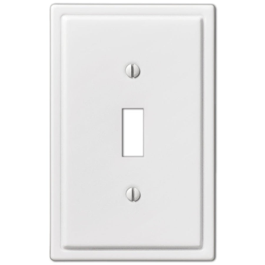 Moderne White Steel - Wallplate Warehouse