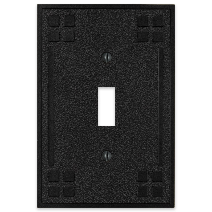 Wittick Black Iron Cast - Wallplate Warehouse