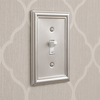 Chelsea Brushed Nickel Steel - 1 Duplex Wallplate