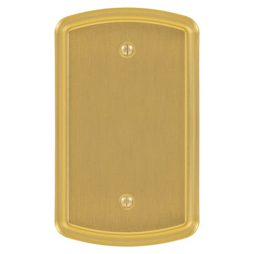 Irvine Brushed Gold - 1 Blank Wallplate