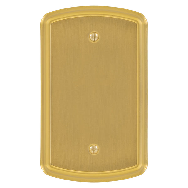 Irvine Brushed Gold - 1 Blank Wallplate
