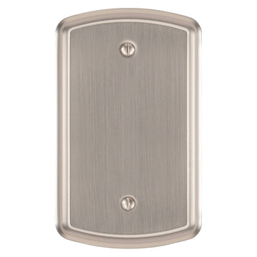 Irvine Brushed Nickel - 1 Blank Wallplate