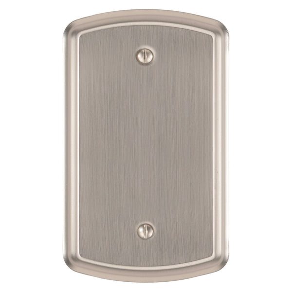 Irvine Brushed Nickel - 1 Blank Wallplate