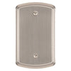 Irvine Brushed Nickel - 1 Blank Wallplate
