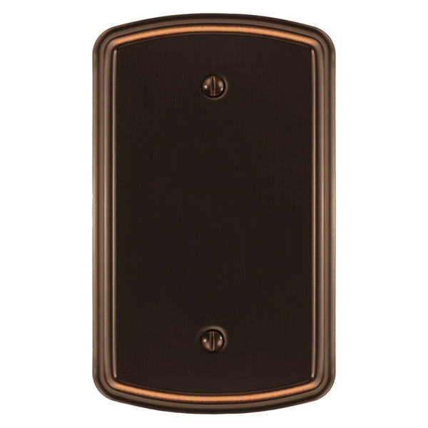 Irvine Aged Bronze - 1 Blank Wallplate