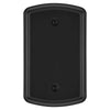 Irvine Matte Black - 1 Blank Wallplate