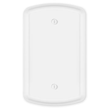 Irvine Matte White - 1 Blank Wallplate