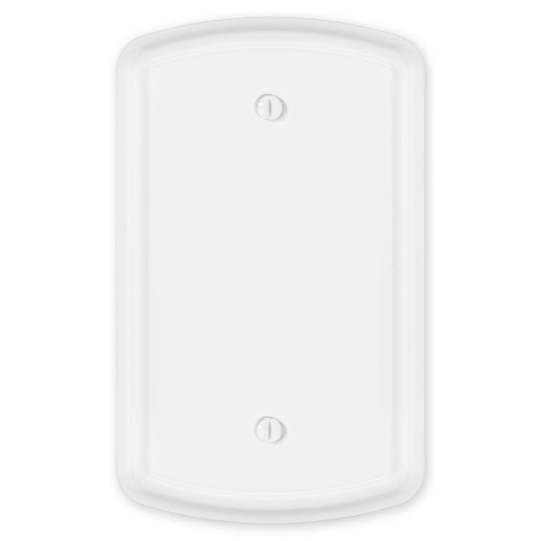 Irvine Matte White - 1 Blank Wallplate