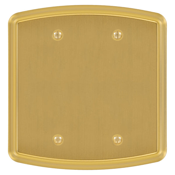Irvine Brushed Gold - 2 Blank Wallplate