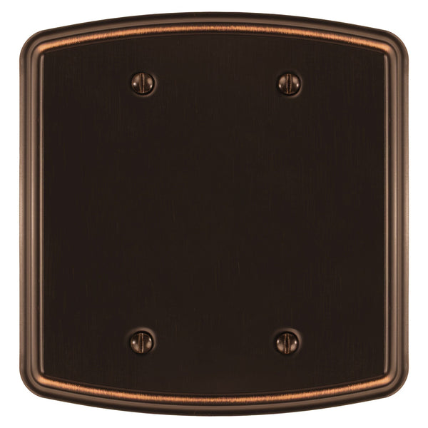 Irvine Aged Bronze - 2 Blank Wallplate