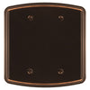 Irvine Aged Bronze - 2 Blank Wallplate