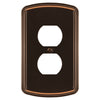 Irvine Aged Bronze - 1 Duplex Wallplate