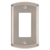 Irvine Brushed Nickel - 1 Rocker Wallplate