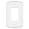 Irvine Matte White - 1 Rocker Wallplate