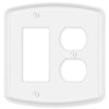 Irvine Matte White - 1 Rocker/1 Duplex Wallplate