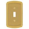 Irvine Brushed Gold - 1 Toggle Wallplate