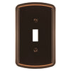 Irvine Aged Bronze - 1 Toggle Wallplate