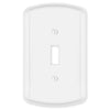 Irvine Matte White - 1 Toggle Wallplate