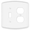 Irvine Matte White - 1 Toggle/1 Duplex Wallplate