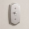 Sonoma Brushed Nickel Steel - 1 Rocker Wallplate
