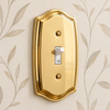 Sonoma Polished Brass Steel - 1 Blank Wallplate