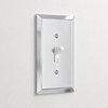 Century Polished Chrome Steel - 1 Blank Wallplate