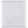 Century Bright White - 2 Blank Wallplate