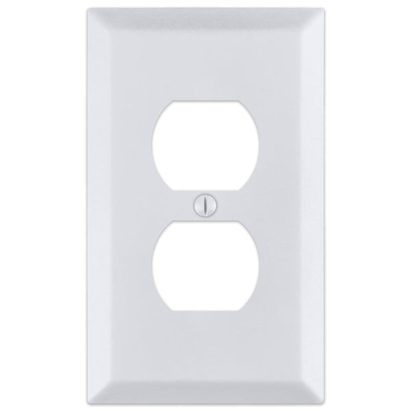 Century Bright White - 1 Duplex Wallplate