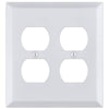 Century Bright White - 2 Duplex Wallplate