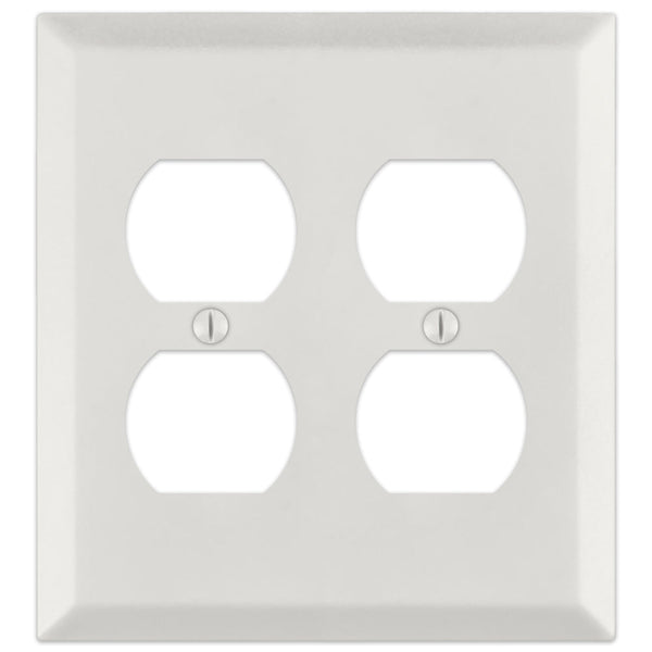 Century Warm White - 2 Duplex Wallplate