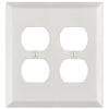 Century Warm White - 2 Duplex Wallplate