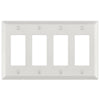 Century Warm White - 4 Rocker Wallplate